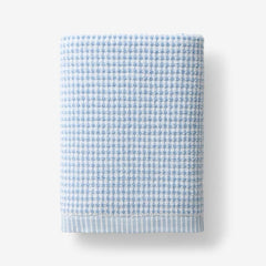 Textured Dot Bath Towel - Blue