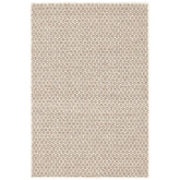 Honeycomb Handwoven Wool Rug - Natural, 8' Runner