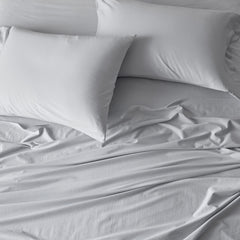 T-Shirt Soft Jersey Knit Comforter Set - Light Gray, Twin/Twin XL