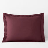 Classic Cool Cotton Percale Sham - Plum, Standard