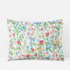 Garden Symphony Classic Cool Cotton Percale Sham - Multi, King