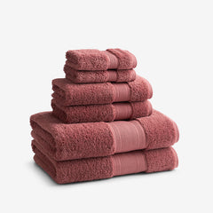 Regal Egyptian Cotton 6-Piece Bath Set - Clay
