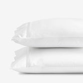 Hewett Luxe Smooth Egyptian Cotton Sateen Pillowcase Set - White, King