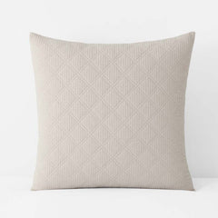 Waffle Quilted Sham - Buff, Euro