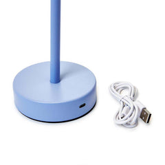 Scallop Cordless LED Table Lamp - Blue