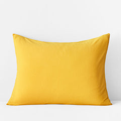 T-Shirt Soft Jersey Knit Sham - Yellow, King