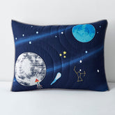 Space Travel Handcrafted Cotton Sham - Multi, Standard