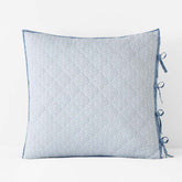 Tira Geo Reversible Quilted Sham - Blue, Euro