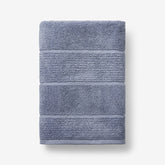 Textured Stripe Bath Towel - Blue Mist