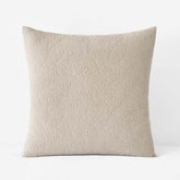 Tinsley Leaf Quilted Sham - Beige Tan, Euro