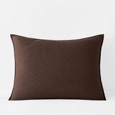 Voile Sham - Dark Brown, Standard