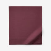 Classic Cool Cotton Percale Flat Bed Sheet - Plum, Twin/Twin XL