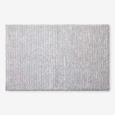 Thin Stripe Bath Rug - Silver, 21 in. x 34 in.