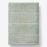 Textured Stripe Bath Sheet - Green Mist