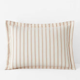 Tailored Stripes and Plaids Classic Cool Cotton Percale Sham - Narrow Stripe Gold, Standard