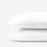 Classic Smooth Wrinkle-Free Sateen Pillowcase Set - White, King