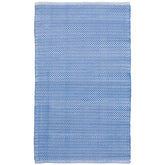 Herringbone Handwoven Reversible Indoor/Outdoor Rug - French Blue, 2' x 3'