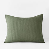 Voile Sham - Dark Olive, Standard