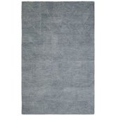 Relief Hand Tufted Wool Rug - Blue, 8' x 10'