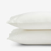 Premium Cool Supima® Cotton Percale Pillowcase Set - Cream, Standard