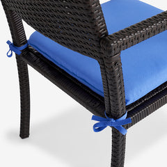 Replacement Knife Edge Chair Cushion - White, 20 in. x 20 in.