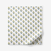 Suhana Garment Washed Cotton Percale Flat Bed Sheet - Yellow, Full