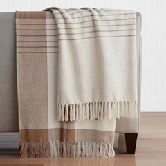 Textured Boucle Throw - Clay