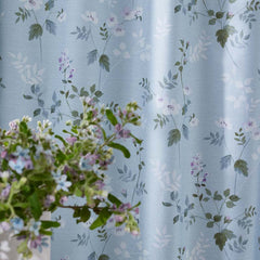 Wispy Meadow Premium Smooth Wrinkle-Free Sateen Shower Curtain - Blue Multi