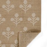 Floral Outdoor Rug - Beige, 3' 3" x 5'