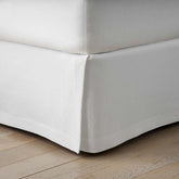 Matelassé 18 in. Bed Skirt - Diamond Weave White, Twin
