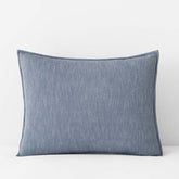 Mini Waffle Sham - Denim Blue, King