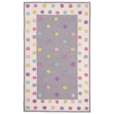 Dotted Stripe Hand Tufted Wool Rug - Gray Multi, 8' x 10'