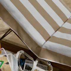 Classic Cabana Stripe Lounge Chair Cover - Taupe