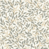 Willowberry Traditional Wallpaper - Linen White, Roll