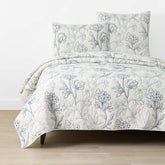 Rashika Garden Quilt - White, King/Cal. King