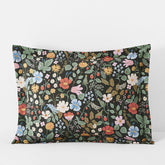 Strawberry Fields Classic Cool Cotton Percale Sham - Black Multi, King