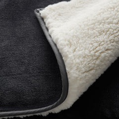 Sherpa Waterproof Blanket - Dark Gray