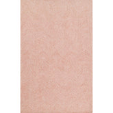 Herringbone Hand Tufted Wool Rug - Pink, 8' x 10'