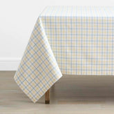 Classic Plaids Yarn-Dyed Tablecloth - Graph Plaid Yellow, 70 in. x 120 in.