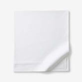 Luxe Smooth Egyptian Cotton Sateen Flat Bed Sheet - White, King/Cal. King