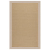 Sunbrella Narrow Stripe Bordered Indoor/Outdoor Rug - Antique Beige, 2' x 3'