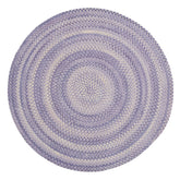 Bambini Braided Chenille Rug - Periwinkle, 7' Round