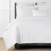 Premium Smooth Supima® Cotton Wrinkle-Free Sateen Duvet Cover - White, Full