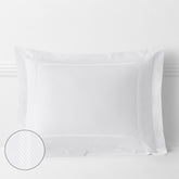 Hewett Luxe Smooth Egyptian Cotton Sateen Sham - White, King
