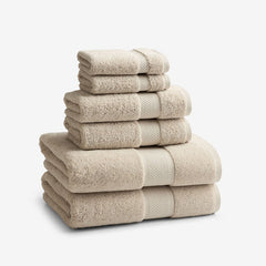 Sterling Supima® Cotton 6-Piece Bath Set - Latte