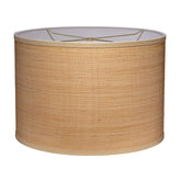 Natural Raffia Lamp Shade - Natural, Large