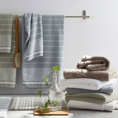 Plush Spa Solid Bath Towel - Seaspray