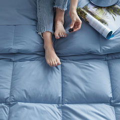 Quilted Sham - Porcelain Blue, Standard
