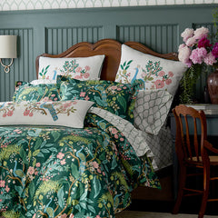 Peacock Classic Smooth Sateen Comforter - Evergreen, King/Cal. King