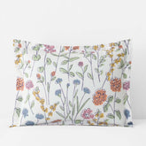 Garden Mirage Classic Cool Cotton Percale Sham - White Multi, Standard